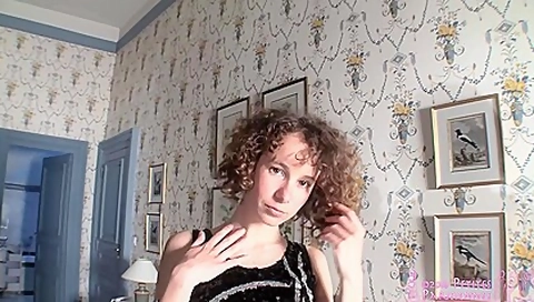 Dirty girl gets dressed