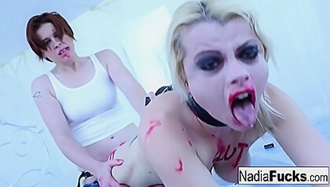 Lily Cade And Nadia White In Sexy Gets Destroyed By