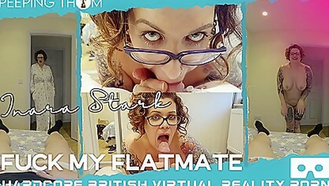 Fucking My Flatmate - Big Tit British Bbw Pov - Inara Stark