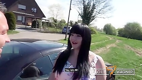 Naughty Outdoor Fucking For Fat Sama